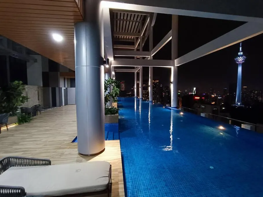 Apartmán Col 137B Modern Balcony Klcc View & Infinity Pool Kuala Lumpur 0*,
